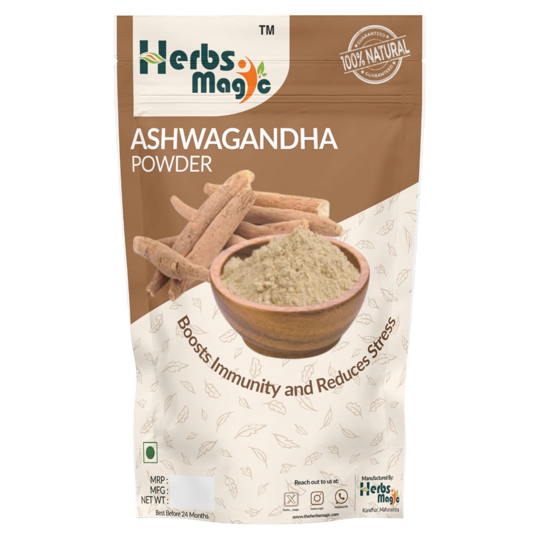 HERBS MAGIC – Organic Ashwagandha Powder For Vitality
