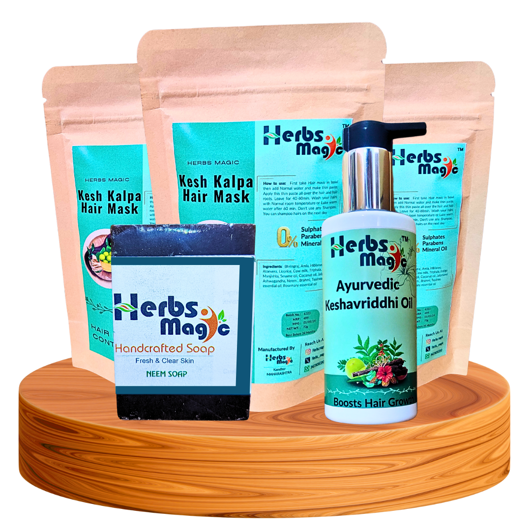 HERBS MAGIC – Ayurvedic Hair Care Combo