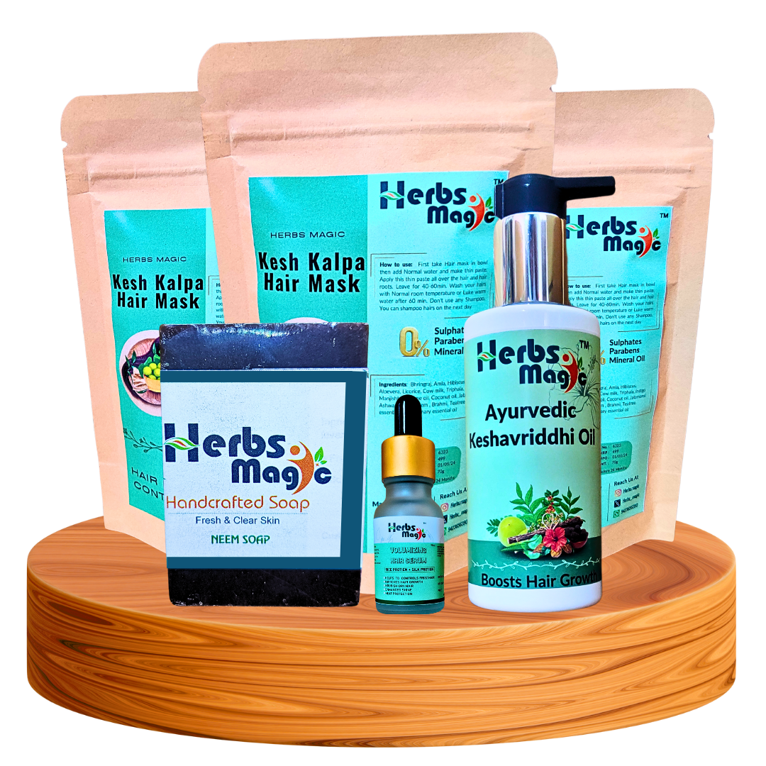 HERBS MAGIC – Ayurvedic Hair Restoration Combo