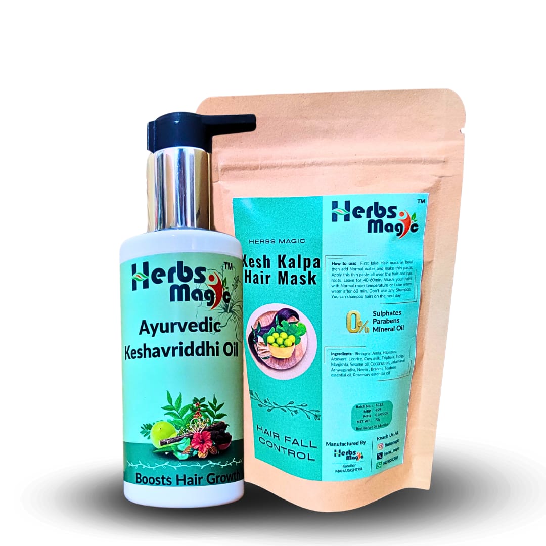 Keshavridhi – Hair Oil And Mask Duo