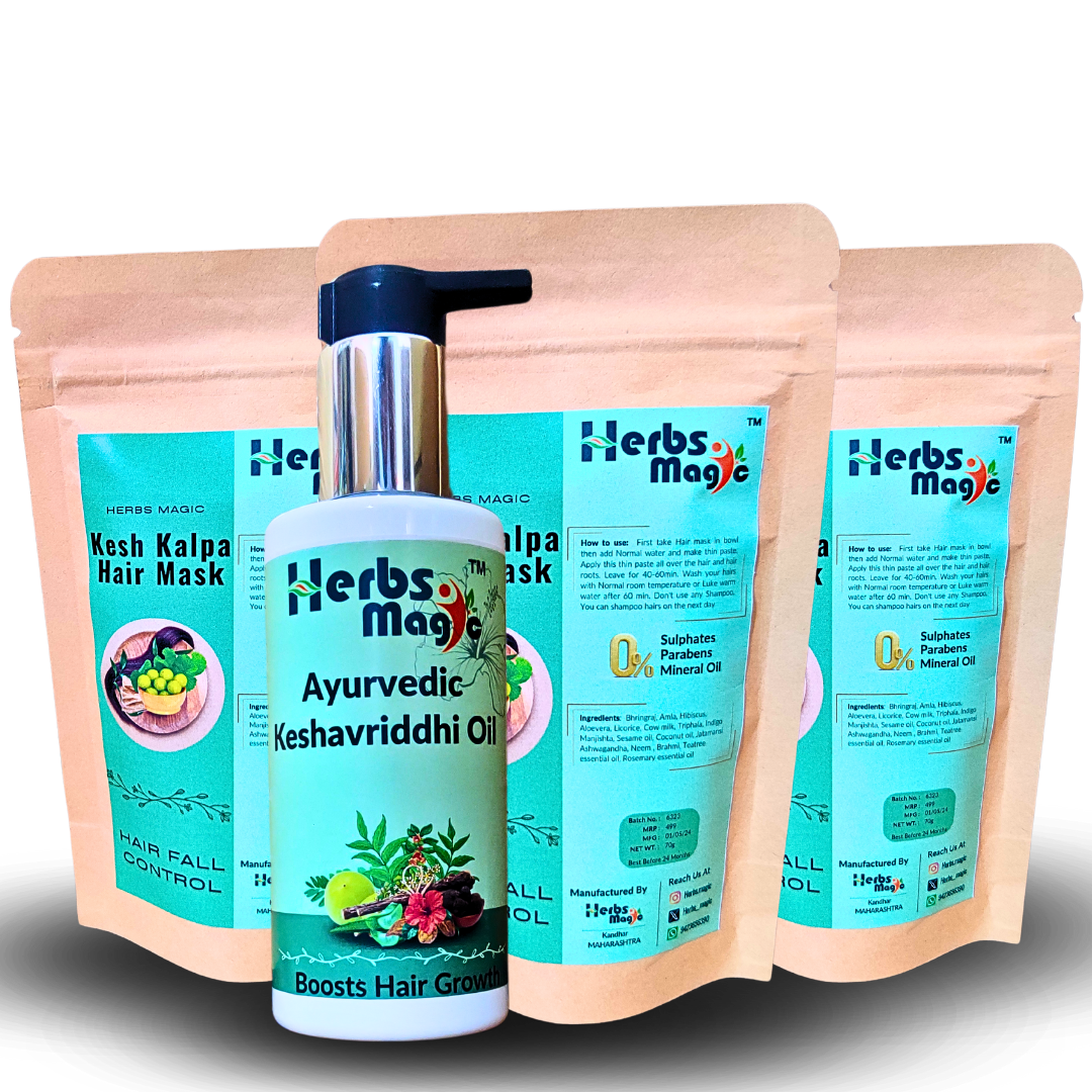 Keshavridhi – Hair Oil And Mask Duo