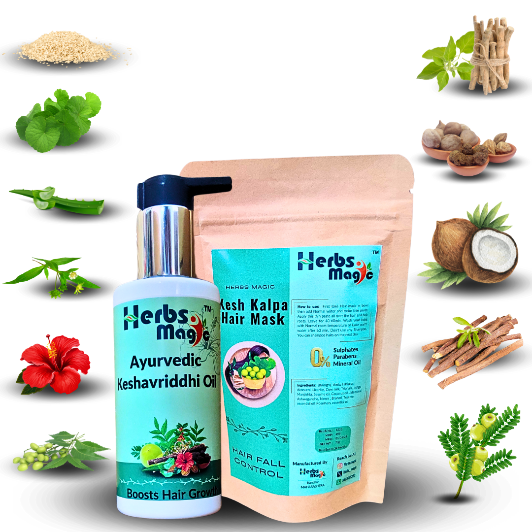 Keshavridhi – Hair Oil And Mask Duo